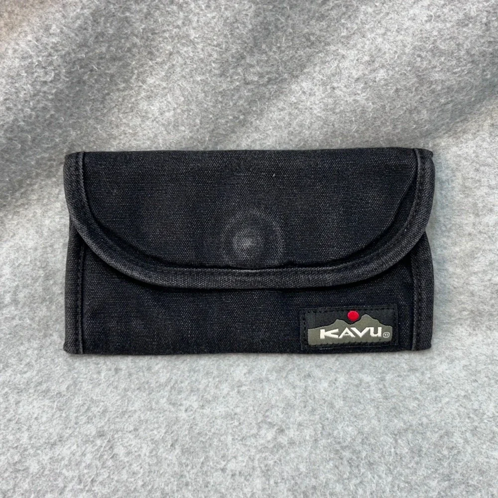 Kavu Canvas Tri-Fold Wallet With ID Window
